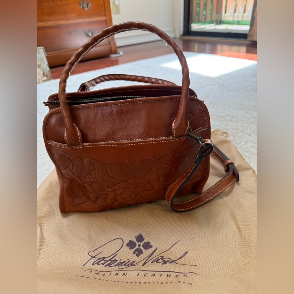 Rich Brown Leather Satchel with Timeless Design